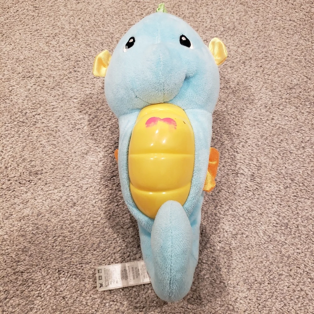 Fisher-Price Glow Seahorse & Bright Starts Rhino Toys